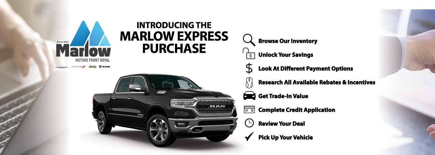 Dodge Chrysler Jeep Ram Dealer in Front Royal, VA Marlow Motor Company