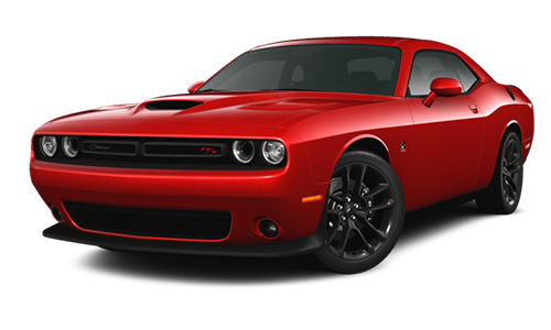 Dodge Challenger in Tor Red