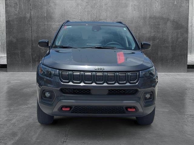 Used 2022 Jeep Compass Trailhawk with VIN 3C4NJDDB7NT163373 for sale in Pembroke Pines, FL