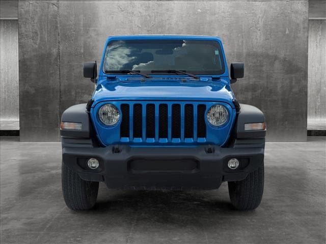 Used 2022 Jeep Wrangler Sport S with VIN 1C4GJXAN1NW145633 for sale in Pembroke Pines, FL