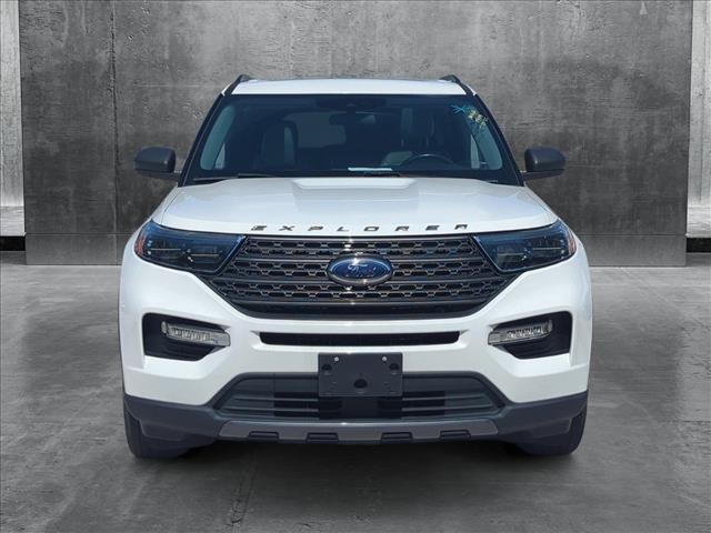 Used 2021 Ford Explorer XLT with VIN 1FMSK8DH8MGB44180 for sale in Pembroke Pines, FL