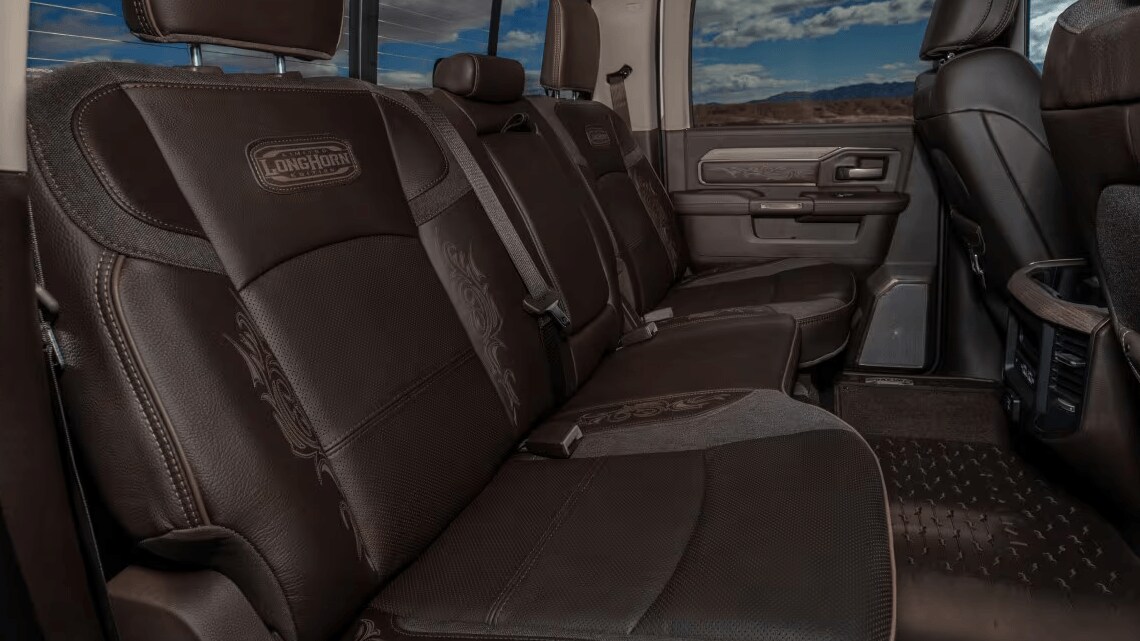 Interior shot of the Ram 3500