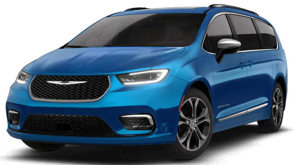 Chrysler Pacifica in Hydro Blue