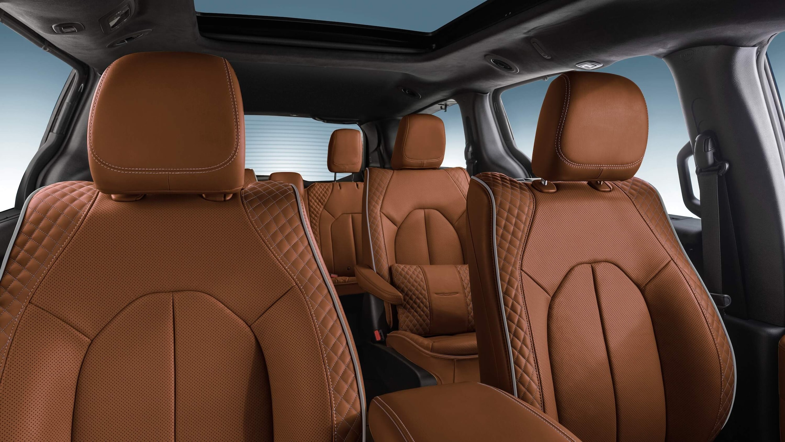 Interior shot of the Chrysler Pacifica