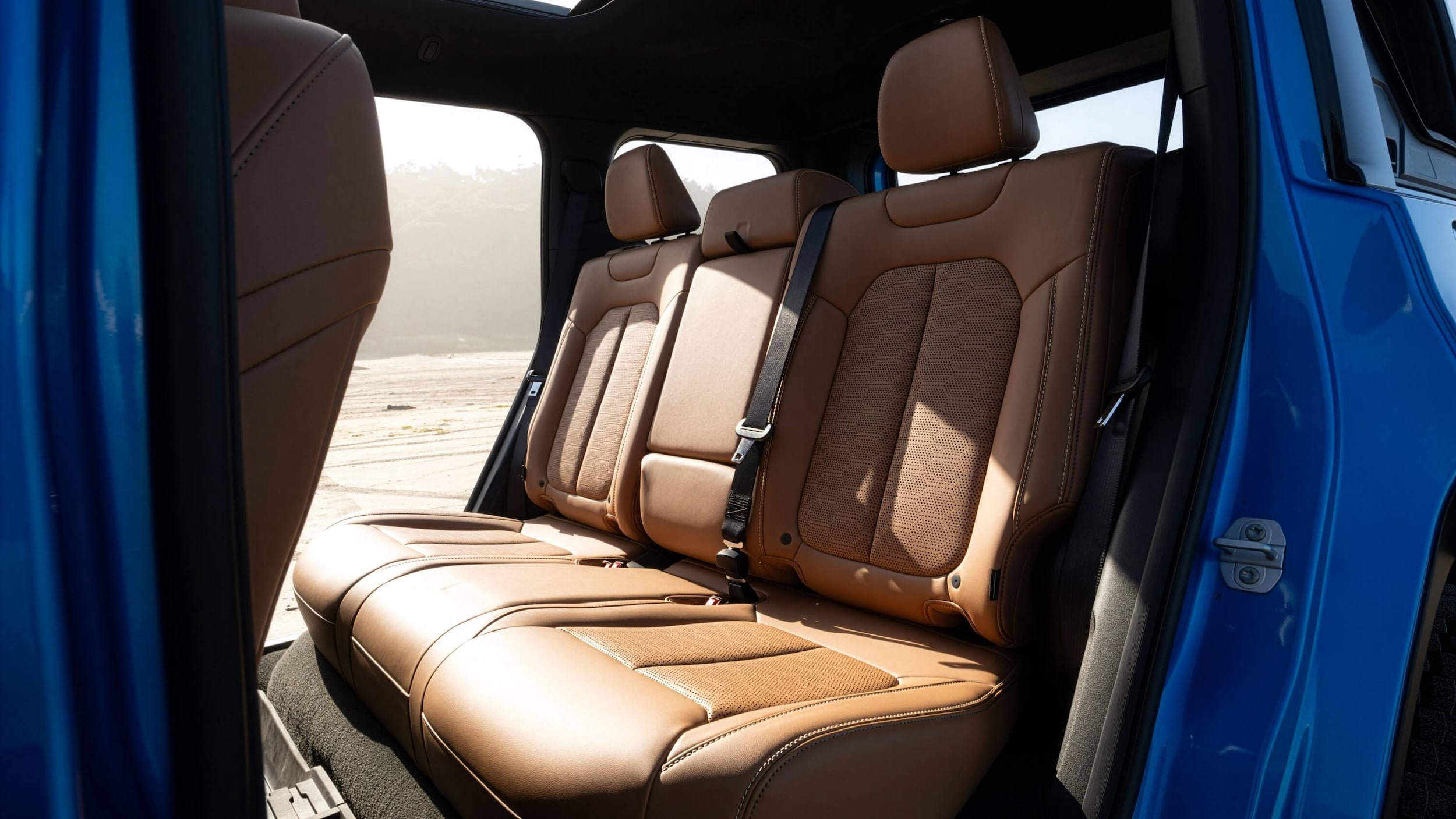 Interior shot of the Jeep Recon