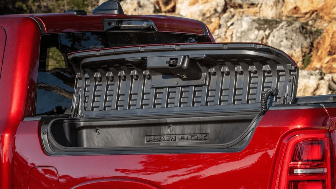 Interior shot of the Ram 1500