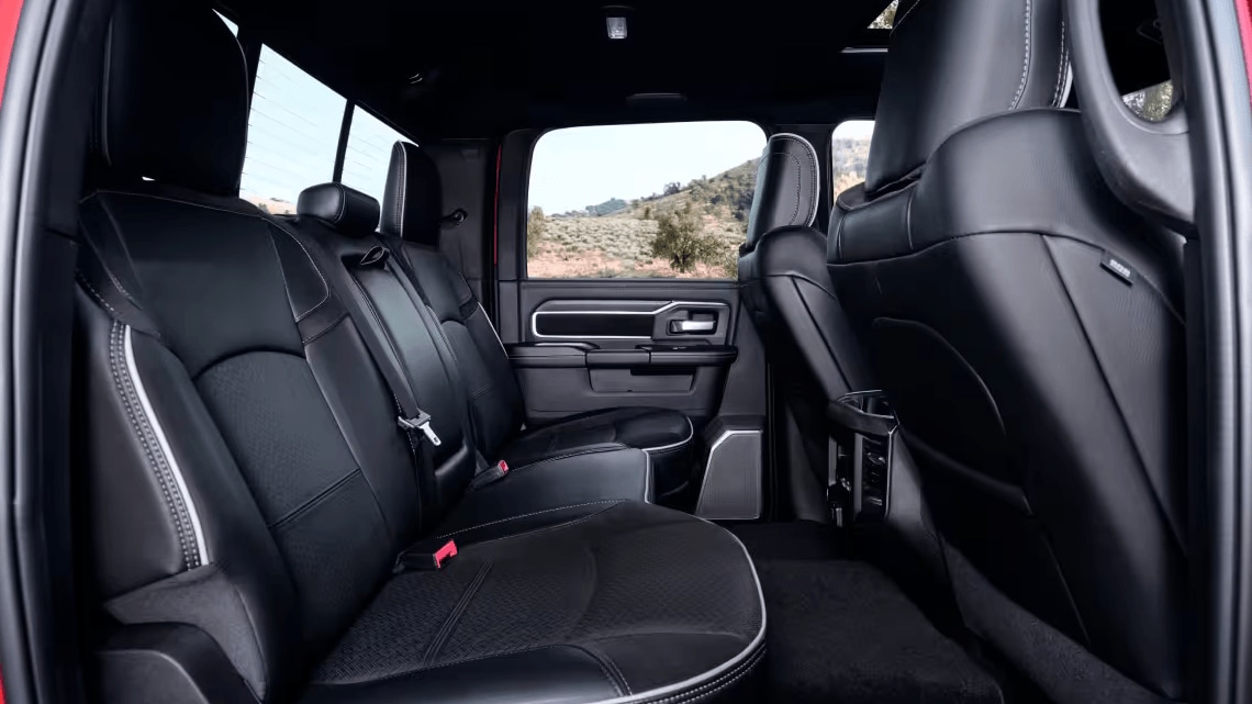 Interior shot of the Ram 2500