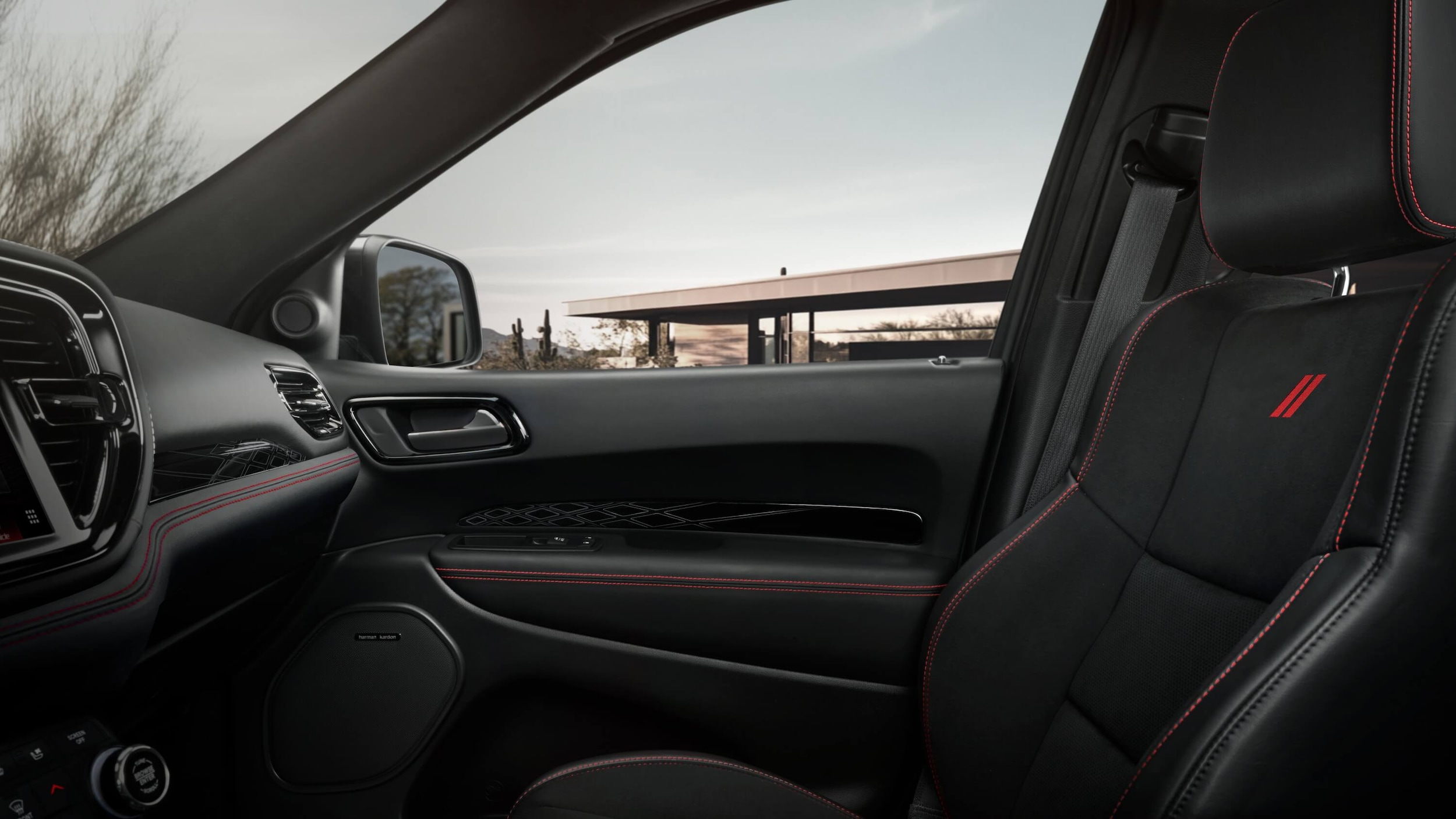 Interior shot of the Dodge Durango