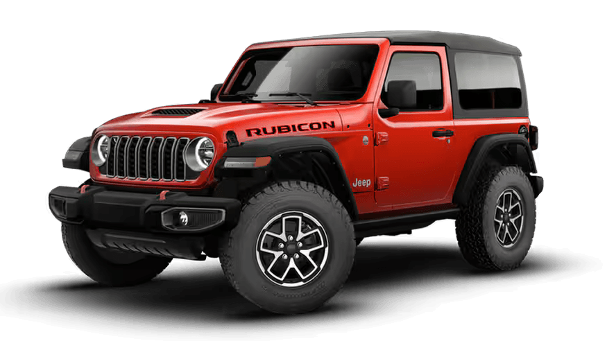 Jeep Wrangler in Firecracker Red