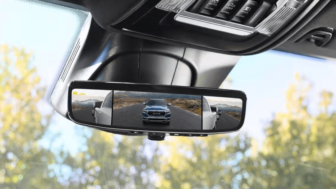 Interior shot of the Ram 3500