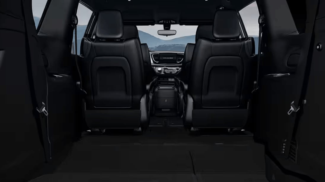 Interior shot of the Chrysler Voyager