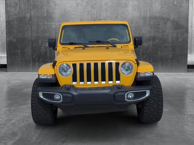 Used 2020 Jeep Wrangler Unlimited Sahara with VIN 1C4HJXEN3LW116081 for sale in Pembroke Pines, FL