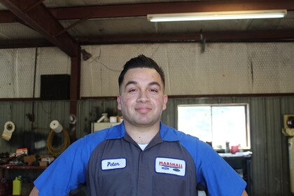Staff member Peter Villegas from 525f3969e059