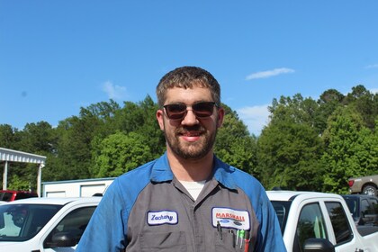 Staff member Zack Garner from 525f3969e059