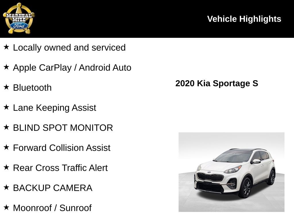 Used 2020 Kia Sportage S SUV