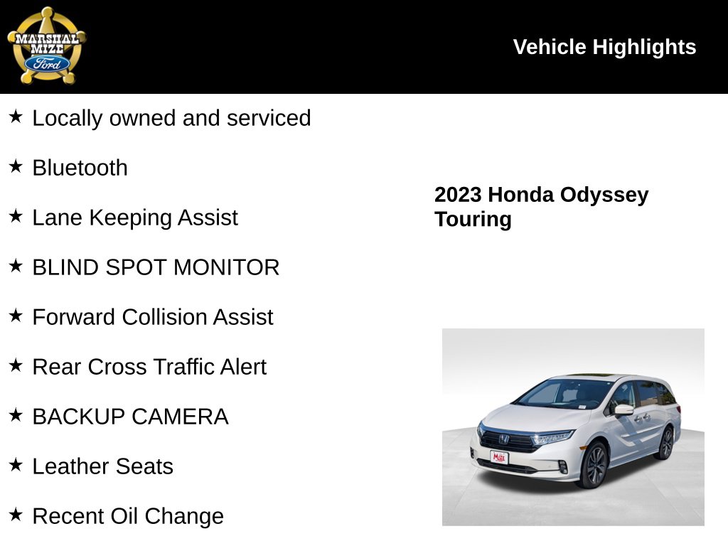Used 2023 Honda Odyssey Touring Minivan/Van