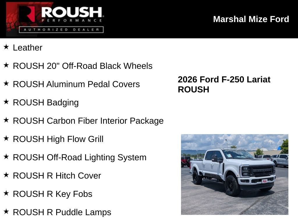 New 2026 Ford F-250SD Lariat Truck