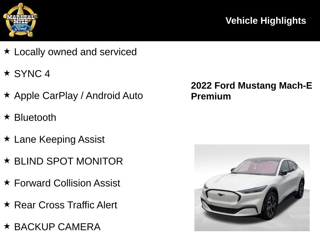 Used 2022 Ford Mustang Mach-E Premium AWD with VIN 3FMTK3SU0NMA56481 for sale in Chattanooga, TN