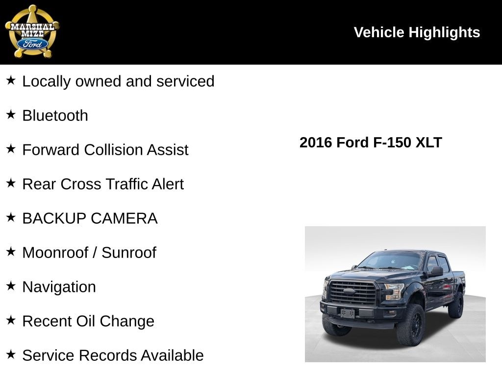 Used 2016 Ford F-150 XLT Truck