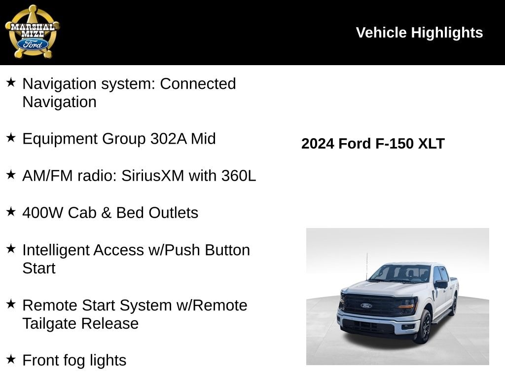 Certified 2024 Ford F-150 XLT Truck
