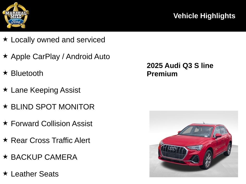 Used 2025 Audi Q3 Premium SUV