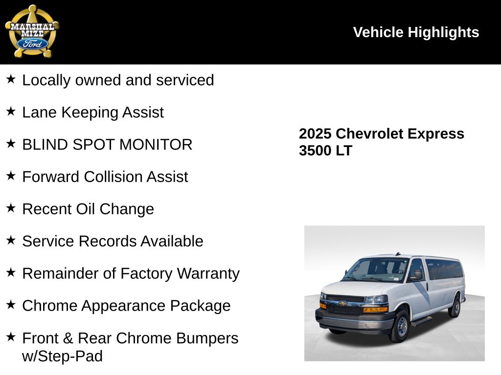Used 2025 Chevrolet Express 3500 LT Minivan/Van