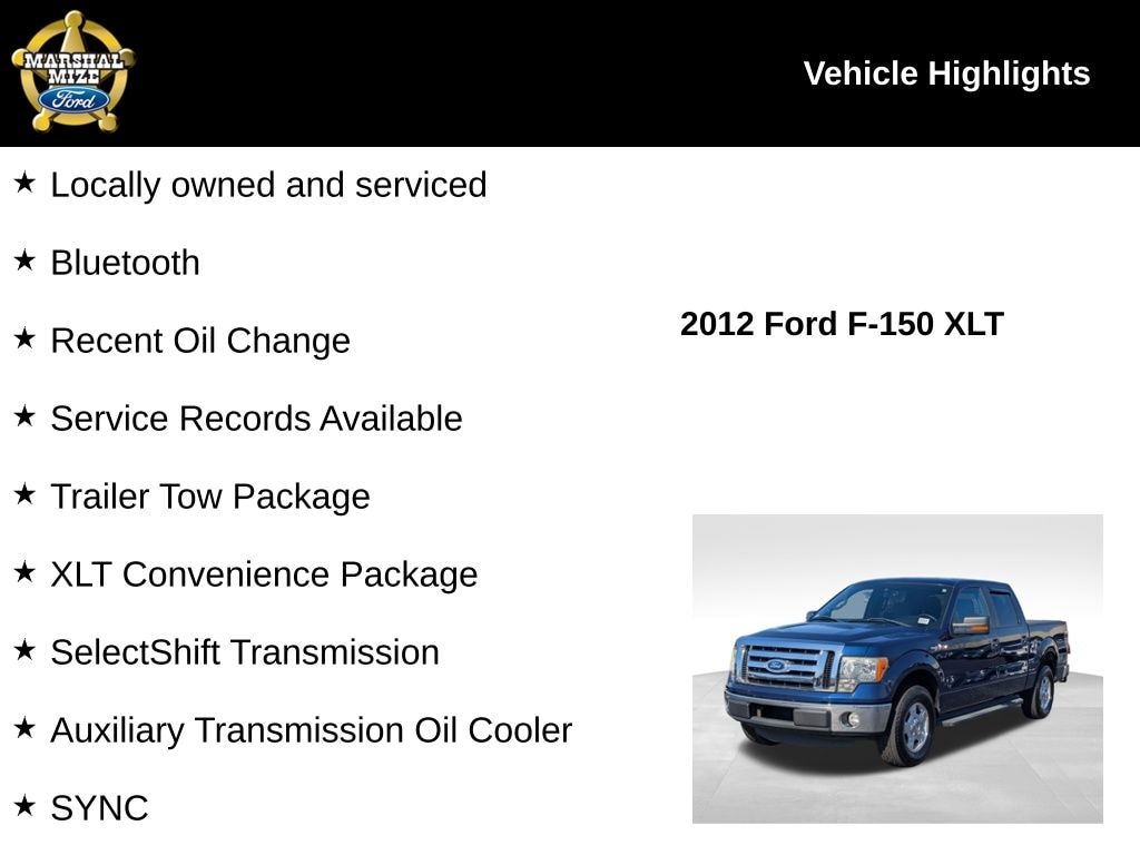 Used 2012 Ford F-150 XLT Truck