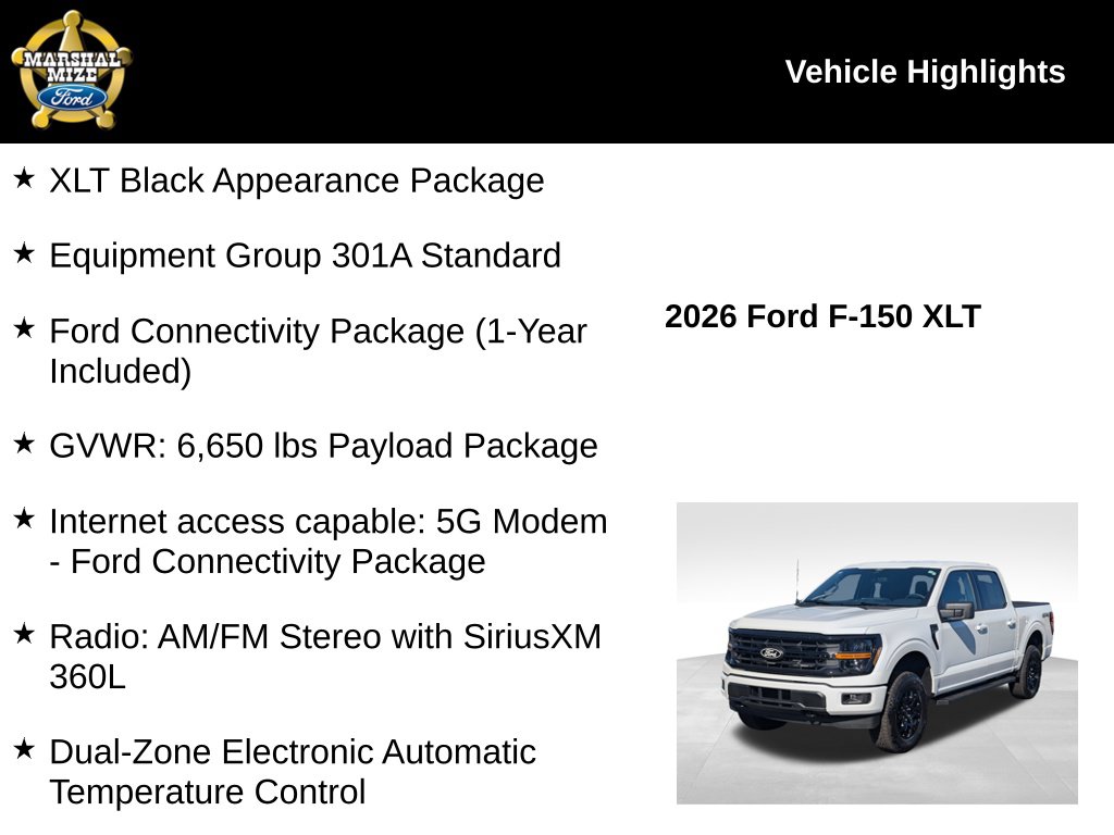 Used 2026 Ford F-150 XLT Truck