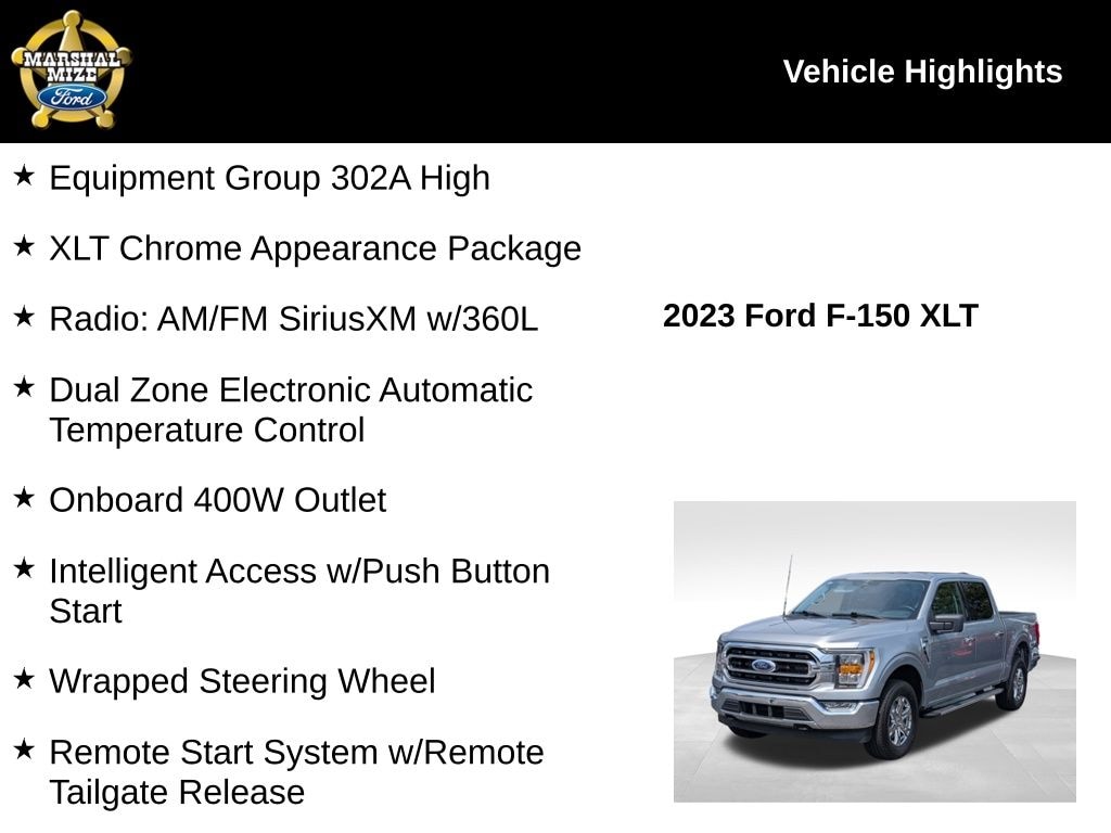 Certified 2023 Ford F-150 XLT Truck