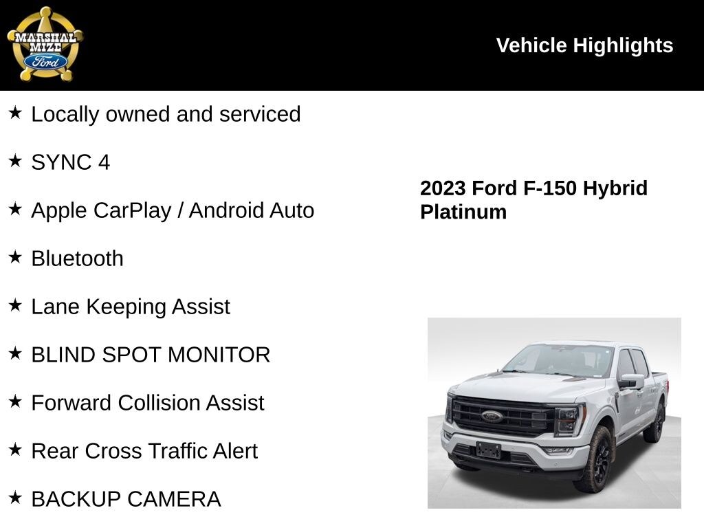 Used 2023 Ford F-150 Platinum Truck