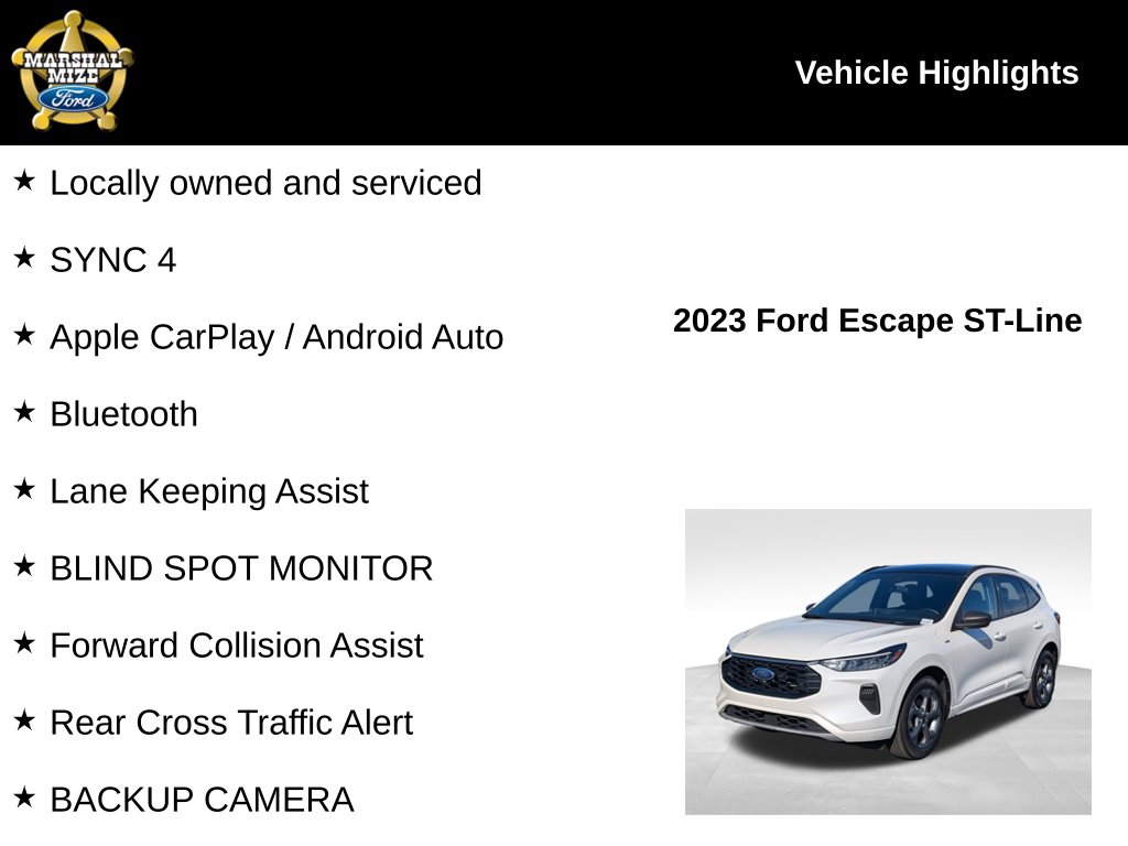 Used 2023 Ford Escape ST-Line SUV