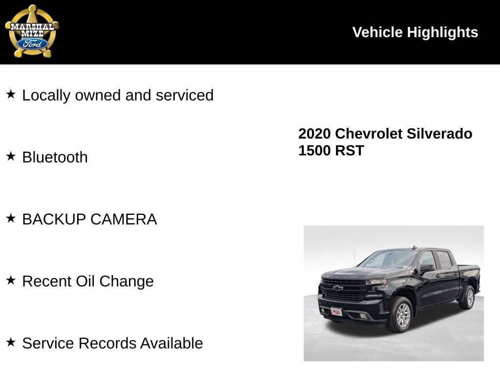 Used 2020 Chevrolet Silverado 1500 RST Truck