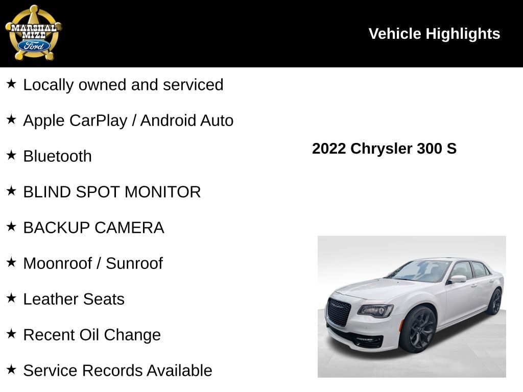 Used 2022 Chrysler 300 S Sedan
