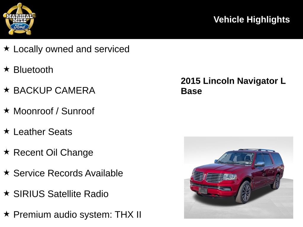 Used 2015 Lincoln Navigator L Base SUV