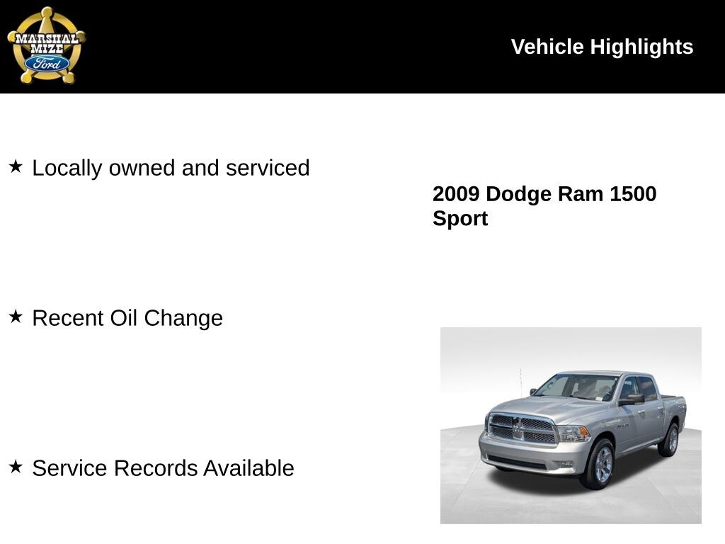 Used 2009 Dodge Ram 1500 Sport Truck