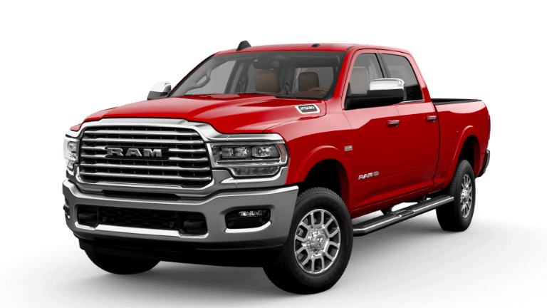 2022 Ram 2500 Limited Longhorn in Flame Red color