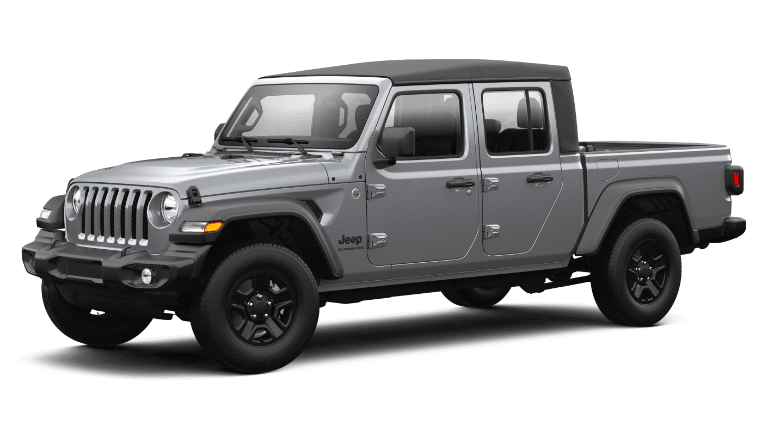 2021 Jeep Gladiator Sport in billet silver exterior