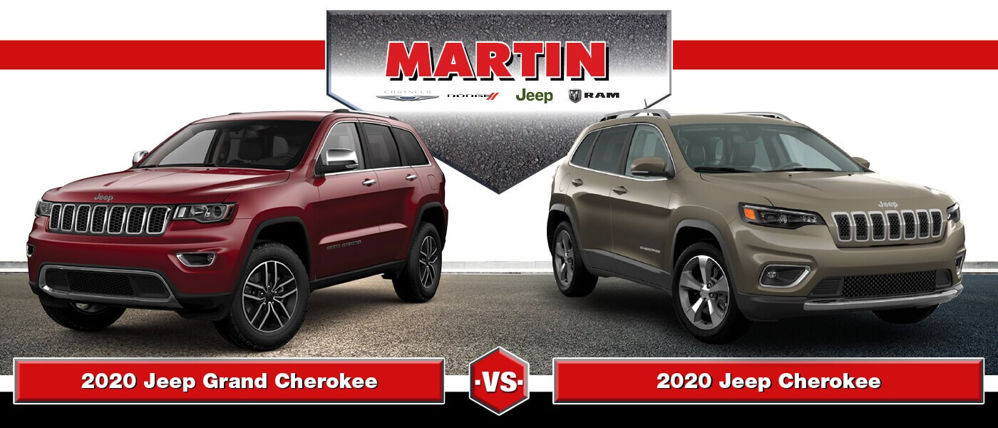 2020 Jeep Cherokee vs. Jeep Grand Cherokee