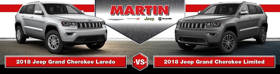 2018 Jeep Grand Cherokee Laredo vs. Limited
