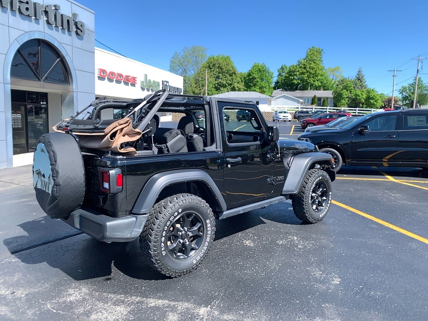 Used 2021 Jeep Wrangler Willys with VIN 1C4HJXAG8MW840776 for sale in Union Grove, WI