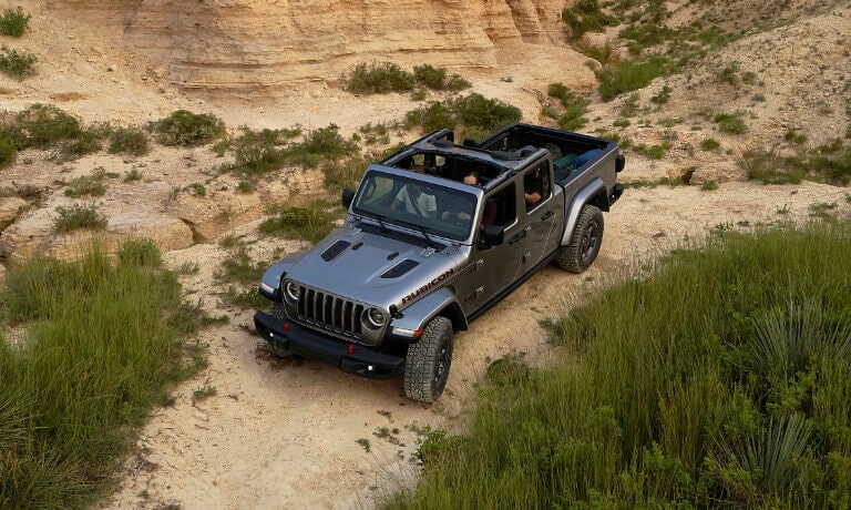 2021 Jeep Gladiator driving outdoors