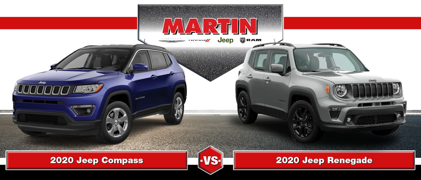 2020 Jeep Renegade vs. Compass Similarities, Differences & Price Union Grove, WI