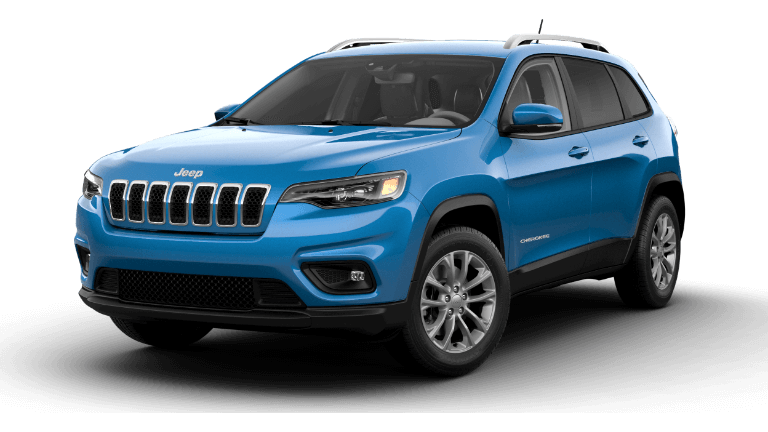 2022 Cherokee Altitude Lux in Hydro Blue exterior