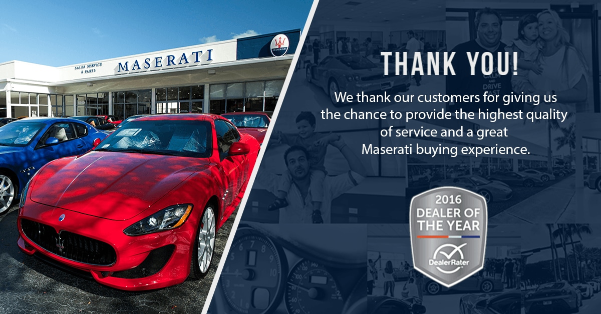 Maserati of Fort Lauderdale Dealer Rating