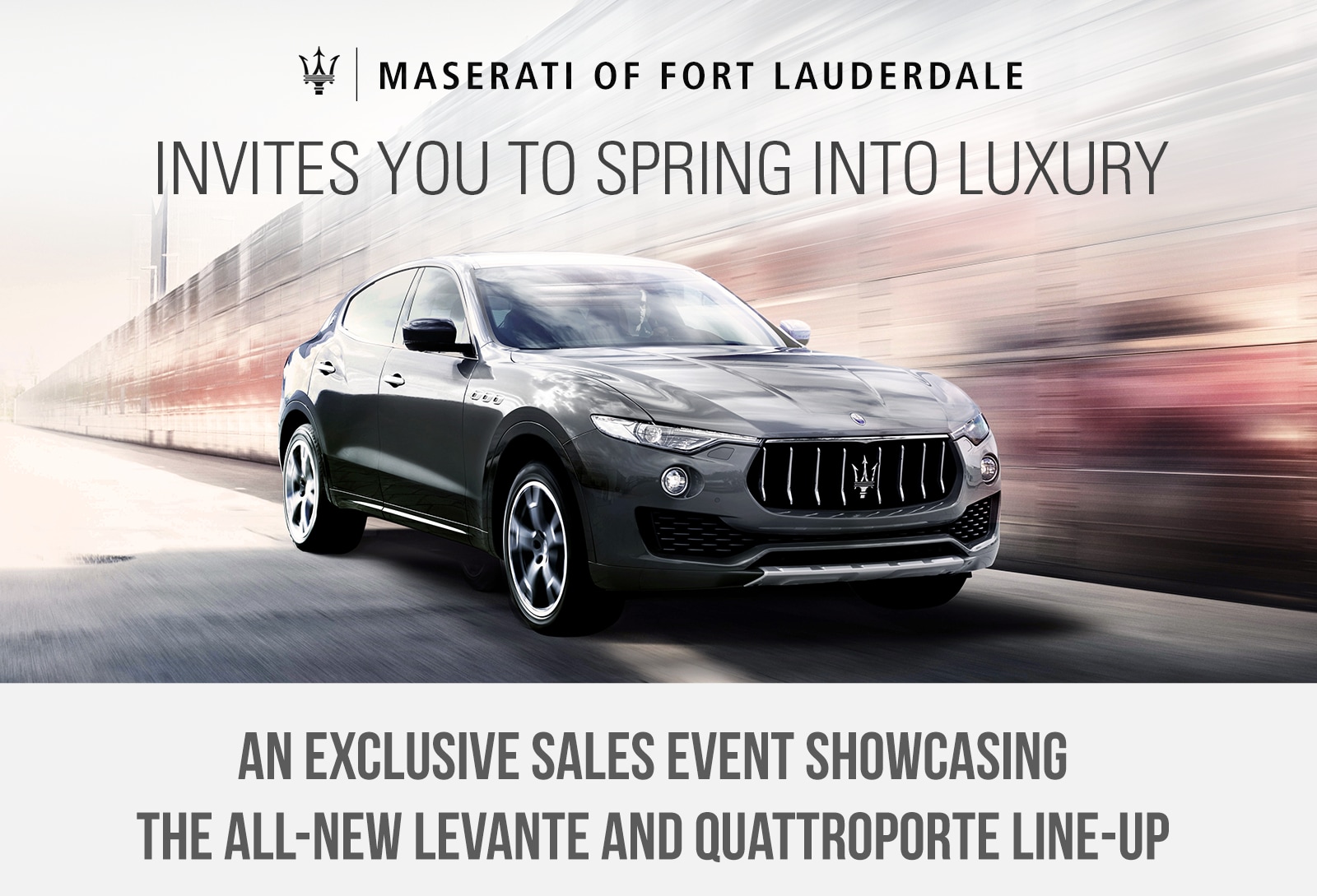 Maserati of Fort Lauderdale Sales event