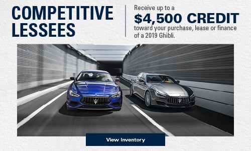 Maserati Conquest Lease Pull Ahead Program near San Francisco, CA
