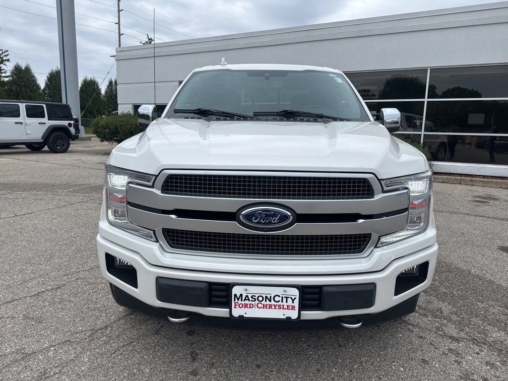 Used 2018 Ford F-150 Platinum with VIN 1FTEW1E54JFA32026 for sale in Mason City, IA