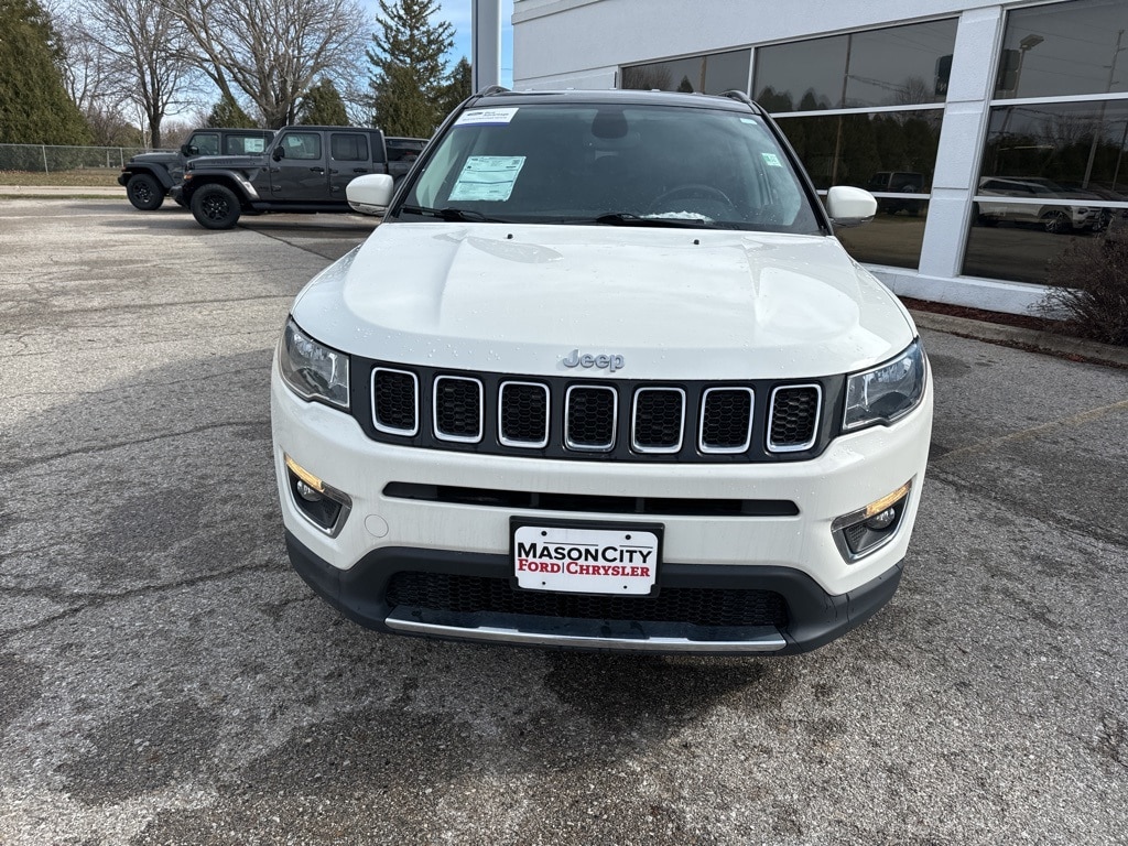 Certified 2019 Jeep Compass Limited with VIN 3C4NJDCB1KT761455 for sale in Mason City, IA