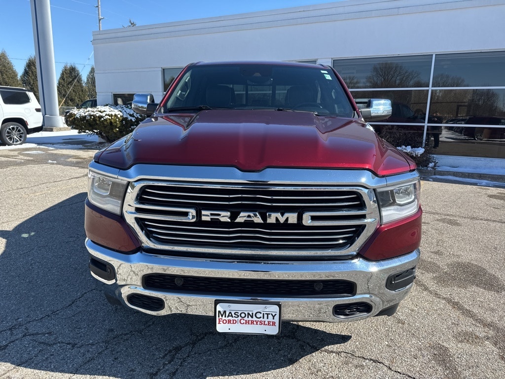 Certified 2023 RAM Ram 1500 Pickup Laramie with VIN 1C6SRFJT1PN552363 for sale in Mason City, IA