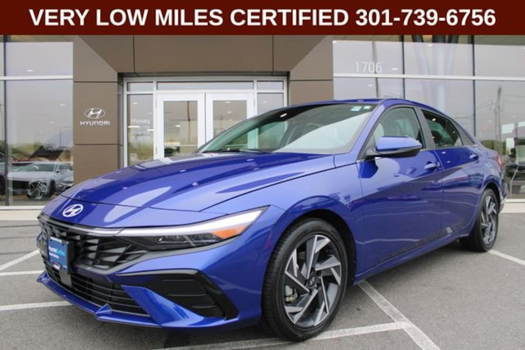 Certified 2025 Hyundai Elantra Hybrid Limited Sedan